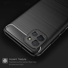 Load image into Gallery viewer, Brushed Texture Carbon Fiber TPU Phone Case, For Samsung Galaxy A03 Global