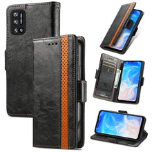 Load image into Gallery viewer, CaseNeo Splicing Dual Magnetic Buckle Leather Case with Holder &amp; Card Slots &amp; Wallet, For Doogee N40 Pro, For Infinix Zero 8, For Vodafone Smart E11, For Wiko Power U30, For Xiaomi 11T / 11T Pro, For Samsung Galaxy S20 FE