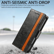 Load image into Gallery viewer, CaseNeo Splicing Dual Magnetic Buckle Leather Case with Holder &amp; Card Slots &amp; Wallet, For Doogee N40 Pro, For Infinix Zero 8, For Vodafone Smart E11, For Wiko Power U30, For Xiaomi 11T / 11T Pro, For Samsung Galaxy S20 FE