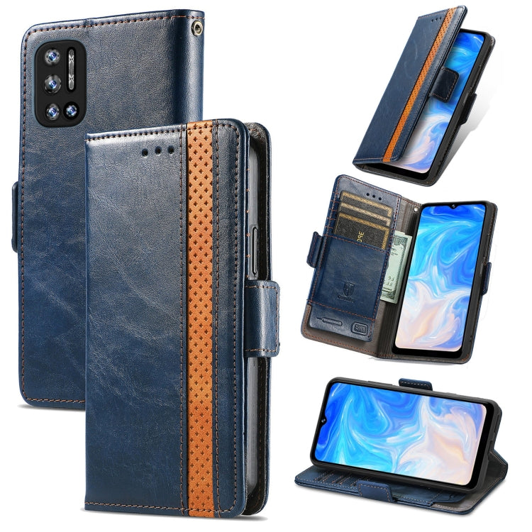 CaseNeo Splicing Dual Magnetic Buckle Leather Case with Holder & Card Slots & Wallet, For Doogee N40 Pro, For Infinix Zero 8, For Vodafone Smart E11, For Wiko Power U30, For Xiaomi 11T / 11T Pro, For Samsung Galaxy S20 FE