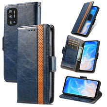 Load image into Gallery viewer, CaseNeo Splicing Dual Magnetic Buckle Leather Case with Holder &amp; Card Slots &amp; Wallet, For Doogee N40 Pro, For Infinix Zero 8, For Vodafone Smart E11, For Wiko Power U30, For Xiaomi 11T / 11T Pro, For Samsung Galaxy S20 FE