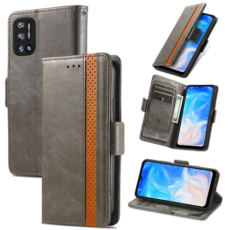 CaseNeo Splicing Dual Magnetic Buckle Leather Case with Holder & Card Slots & Wallet, For Doogee N40 Pro, For Infinix Zero 8, For Vodafone Smart E11, For Wiko Power U30, For Xiaomi 11T / 11T Pro, For Samsung Galaxy S20 FE