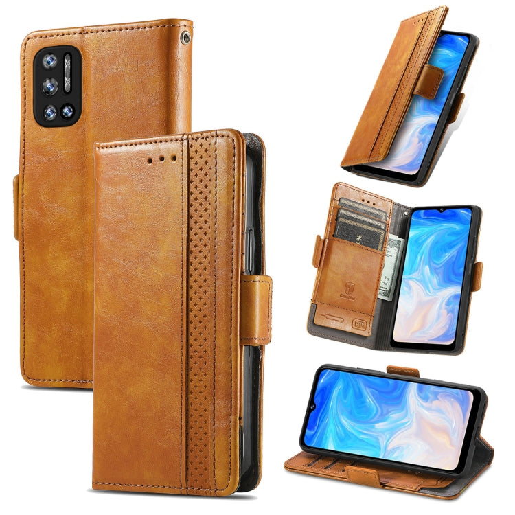 CaseNeo Splicing Dual Magnetic Buckle Leather Case with Holder & Card Slots & Wallet, For Doogee N40 Pro, For Infinix Zero 8, For Vodafone Smart E11, For Wiko Power U30, For Xiaomi 11T / 11T Pro, For Samsung Galaxy S20 FE