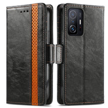 Load image into Gallery viewer, CaseNeo Splicing Dual Magnetic Buckle Leather Case with Holder &amp; Card Slots &amp; Wallet, For Xiaomi 11T / 11T Pro, For Samsung Galaxy S20 FE