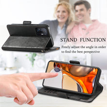 Load image into Gallery viewer, CaseNeo Splicing Dual Magnetic Buckle Leather Case with Holder &amp; Card Slots &amp; Wallet, For Xiaomi 11T / 11T Pro, For Samsung Galaxy S20 FE