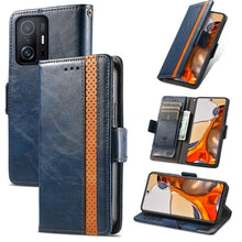 Load image into Gallery viewer, CaseNeo Splicing Dual Magnetic Buckle Leather Case with Holder &amp; Card Slots &amp; Wallet, For Doogee N40 Pro, For Infinix Zero 8, For Vodafone Smart E11, For Wiko Power U30, For Xiaomi 11T / 11T Pro, For Samsung Galaxy S20 FE