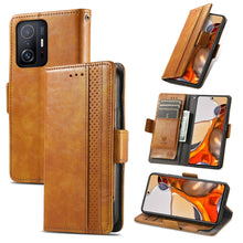 Load image into Gallery viewer, CaseNeo Splicing Dual Magnetic Buckle Leather Case with Holder &amp; Card Slots &amp; Wallet, For Doogee N40 Pro, For Infinix Zero 8, For Vodafone Smart E11, For Wiko Power U30, For Xiaomi 11T / 11T Pro, For Samsung Galaxy S20 FE