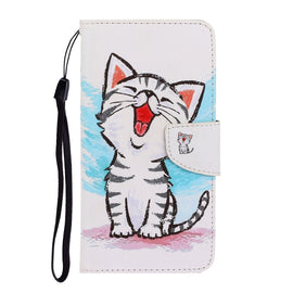 3D Colored Drawing Horizontal Flip PU Leather Case with Holder & Card Slots & Wallet, For iPhone 6 / 6s, For iPhone 6 Plus / 6s Plus, For iPhone 8 Plus / 7 Plus