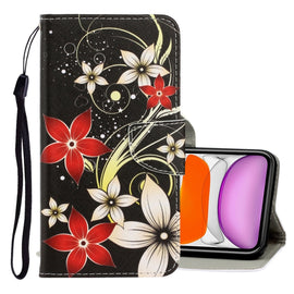 3D Colored Drawing Horizontal Flip PU Leather Case with Holder & Card Slots & Wallet, For iPhone 11, For iPhone 11 Pro, For iPhone 11 Pro Max