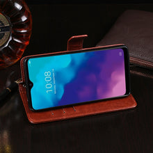 Load image into Gallery viewer, idewei Crazy Horse Texture Horizontal Flip Leather Phone Case with Holder &amp; Card Slots &amp; Wallet, For ZTE Blade V30 Vita, For Huawei Honor X30i