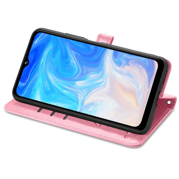 Cat and Dog Embossed Horizontal Flip Phone Leather Case with Holder & Card Slot & Wallet & Lanyard, For Doogee N40 Pro, For Infinix Zero 8, For OPPO Realme C21Y, For Vodafone Smart E11, For Wiko Power U30, For Xiaomi Mi 11T / 11T Pro                   ...