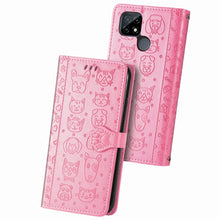 Load image into Gallery viewer, Cat and Dog Embossed Horizontal Flip Phone Leather Case with Holder &amp; Card Slot &amp; Wallet &amp; Lanyard, For Doogee N40 Pro, For Infinix Zero 8, For OPPO Realme C21Y, For Vodafone Smart E11, For Wiko Power U30, For Xiaomi Mi 11T / 11T Pro                   ...