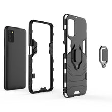 Load image into Gallery viewer, PC + TPU Shockproof Phone Case with Magnetic Ring Holder, For Samsung Galaxy A03s 166mm