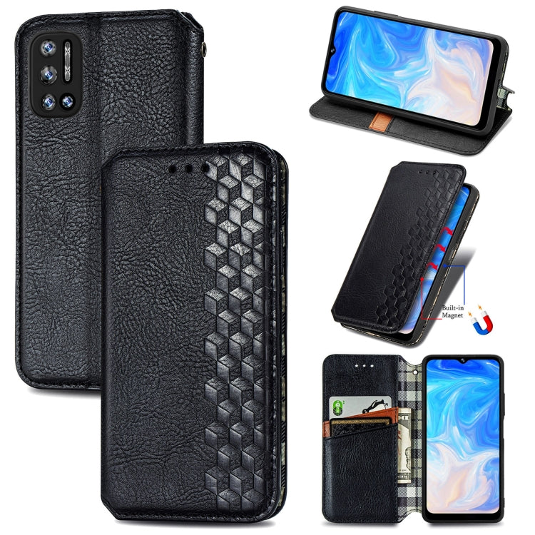 Cubic Grid Pressed Horizontal Flip Magnetic Leather Case with Holder & Card Slots & Wallet, For Doogee N40 Pro, For OPPO Realme C21Y, For Xiaomi Mi 11T / Mi 11T Pro, For Google Pixel 6, For Honor Play 5T Youth