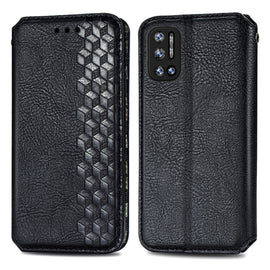 Cubic Grid Pressed Horizontal Flip Magnetic Leather Case with Holder & Card Slots & Wallet, For Doogee N40 Pro, For OPPO Realme C21Y, For Xiaomi Mi 11T / Mi 11T Pro, For Google Pixel 6, For Honor Play 5T Youth