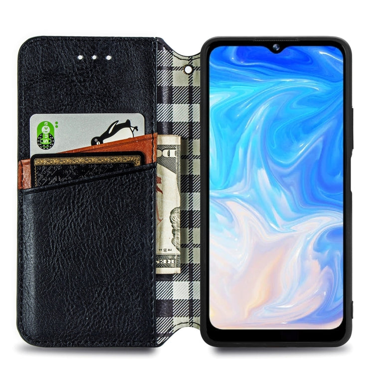 Cubic Grid Pressed Horizontal Flip Magnetic Leather Case with Holder & Card Slots & Wallet, For Doogee N40 Pro, For OPPO Realme C21Y, For Xiaomi Mi 11T / Mi 11T Pro, For Google Pixel 6, For Honor Play 5T Youth