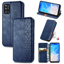 Load image into Gallery viewer, Cubic Grid Pressed Horizontal Flip Magnetic Leather Case with Holder &amp; Card Slots &amp; Wallet, For Doogee N40 Pro, For OPPO Realme C21Y, For Xiaomi Mi 11T / Mi 11T Pro, For Google Pixel 6, For Honor Play 5T Youth