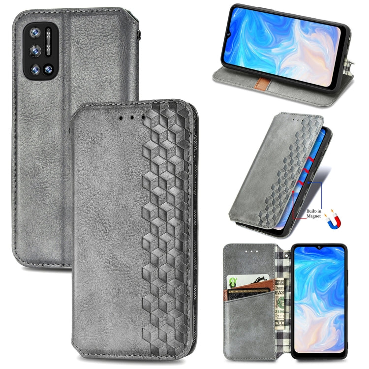Cubic Grid Pressed Horizontal Flip Magnetic Leather Case with Holder & Card Slots & Wallet, For Doogee N40 Pro, For OPPO Realme C21Y, For Xiaomi Mi 11T / Mi 11T Pro, For Google Pixel 6, For Honor Play 5T Youth