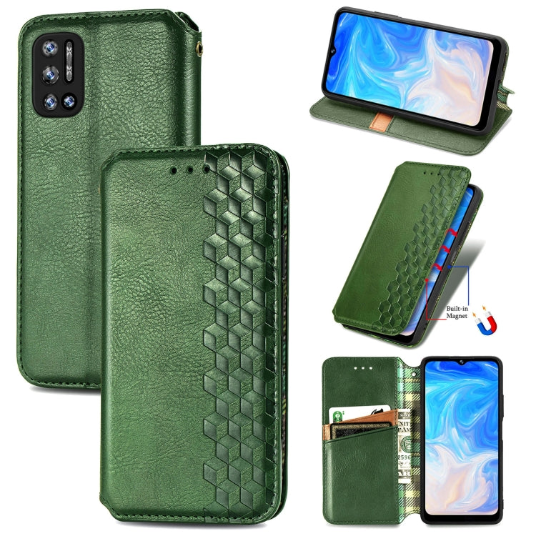 Cubic Grid Pressed Horizontal Flip Magnetic Leather Case with Holder & Card Slots & Wallet, For Doogee N40 Pro, For OPPO Realme C21Y, For Xiaomi Mi 11T / Mi 11T Pro, For Google Pixel 6, For Honor Play 5T Youth