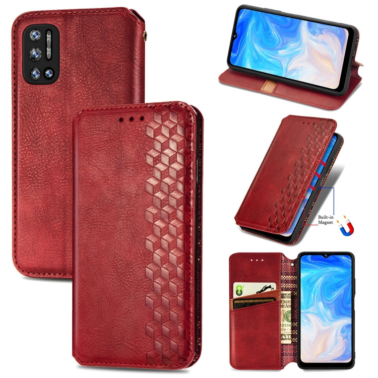 Cubic Grid Pressed Horizontal Flip Magnetic Leather Case with Holder & Card Slots & Wallet, For Doogee N40 Pro, For Infinix Zero 8, For OPPO Realme C21Y, For Vodafone Smart E11, For Wiko Power U30, For Xiaomi Mi 11T / Mi 11T Pro, For Google Pixel 6    ...