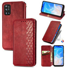 Load image into Gallery viewer, Cubic Grid Pressed Horizontal Flip Magnetic Leather Case with Holder &amp; Card Slots &amp; Wallet, For Doogee N40 Pro, For OPPO Realme C21Y, For Xiaomi Mi 11T / Mi 11T Pro, For Google Pixel 6, For Honor Play 5T Youth