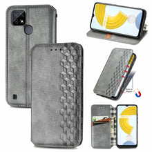 Load image into Gallery viewer, Cubic Grid Pressed Horizontal Flip Magnetic Leather Case with Holder &amp; Card Slots &amp; Wallet, For Doogee N40 Pro, For OPPO Realme C21Y, For Xiaomi Mi 11T / Mi 11T Pro, For Google Pixel 6, For Honor Play 5T Youth