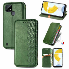 Load image into Gallery viewer, Cubic Grid Pressed Horizontal Flip Magnetic Leather Case with Holder &amp; Card Slots &amp; Wallet, For Doogee N40 Pro, For OPPO Realme C21Y, For Xiaomi Mi 11T / Mi 11T Pro, For Google Pixel 6, For Honor Play 5T Youth