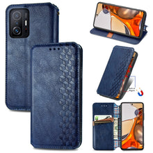 Load image into Gallery viewer, Cubic Grid Pressed Horizontal Flip Magnetic Leather Case with Holder &amp; Card Slots &amp; Wallet, For Doogee N40 Pro, For OPPO Realme C21Y, For Xiaomi Mi 11T / Mi 11T Pro, For Google Pixel 6, For Honor Play 5T Youth