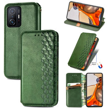 Load image into Gallery viewer, Cubic Grid Pressed Horizontal Flip Magnetic Leather Case with Holder &amp; Card Slots &amp; Wallet, For Doogee N40 Pro, For OPPO Realme C21Y, For Xiaomi Mi 11T / Mi 11T Pro, For Google Pixel 6, For Honor Play 5T Youth