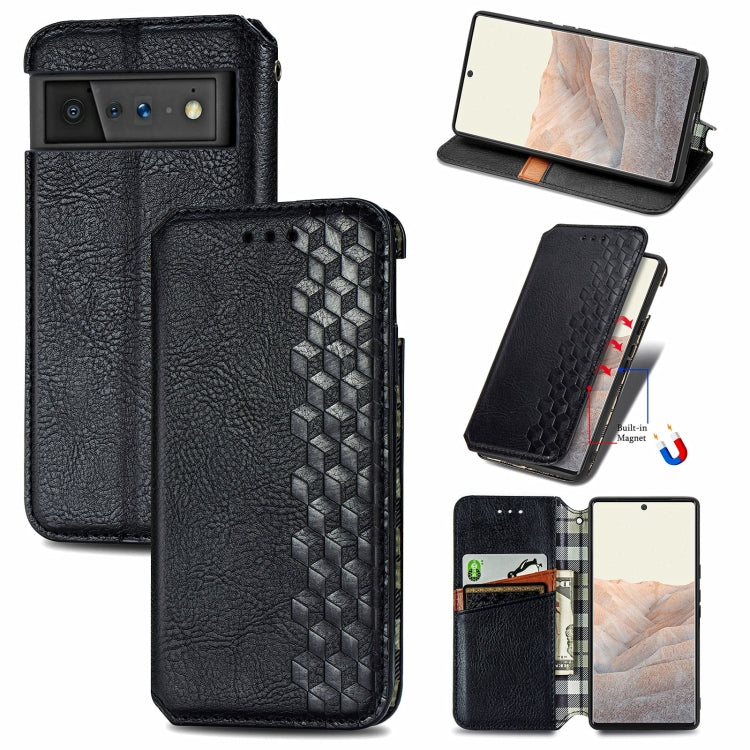 Cubic Grid Pressed Horizontal Flip Magnetic Leather Case with Holder & Card Slots & Wallet, For Doogee N40 Pro, For Infinix Zero 8, For OPPO Realme C21Y, For Vodafone Smart E11, For Wiko Power U30, For Xiaomi Mi 11T / Mi 11T Pro, For Google Pixel 6    ...