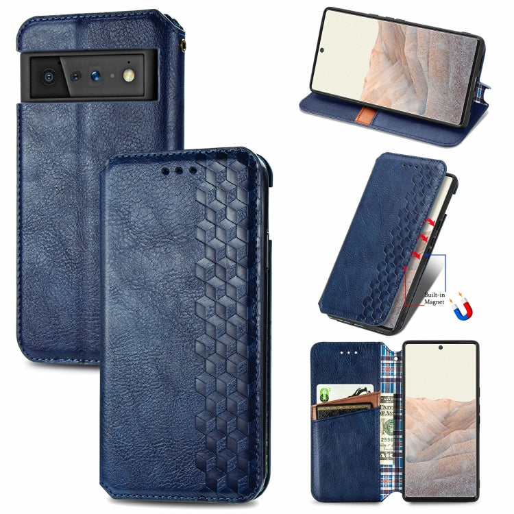 Cubic Grid Pressed Horizontal Flip Magnetic Leather Case with Holder & Card Slots & Wallet, For Doogee N40 Pro, For Infinix Zero 8, For OPPO Realme C21Y, For Vodafone Smart E11, For Wiko Power U30, For Xiaomi Mi 11T / Mi 11T Pro, For Google Pixel 6    ...