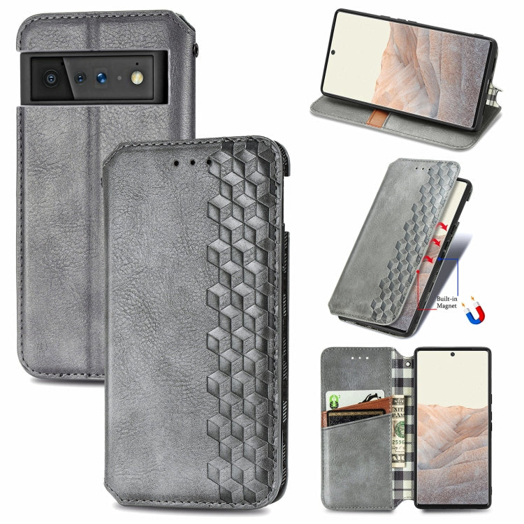 Cubic Grid Pressed Horizontal Flip Magnetic Leather Case with Holder & Card Slots & Wallet, For Doogee N40 Pro, For Infinix Zero 8, For OPPO Realme C21Y, For Vodafone Smart E11, For Wiko Power U30, For Xiaomi Mi 11T / Mi 11T Pro, For Google Pixel 6    ...