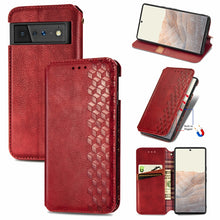 Load image into Gallery viewer, Cubic Grid Pressed Horizontal Flip Magnetic Leather Case with Holder &amp; Card Slots &amp; Wallet, For OPPO Realme C21Y, For Xiaomi Mi 11T / Mi 11T Pro, For Google Pixel 6, For Honor Play 5T Youth