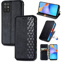 Load image into Gallery viewer, Cubic Grid Pressed Horizontal Flip Magnetic Leather Case with Holder &amp; Card Slots &amp; Wallet, For Doogee N40 Pro, For Infinix Zero 8, For OPPO Realme C21Y, For Vodafone Smart E11, For Wiko Power U30, For Xiaomi Mi 11T / Mi 11T Pro, For Google Pixel 6    ...