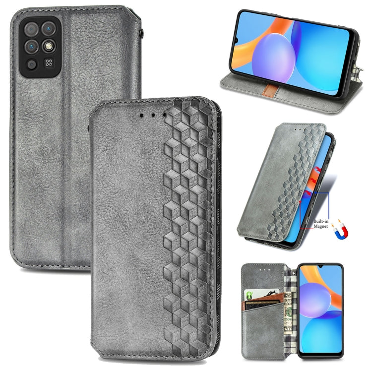 Cubic Grid Pressed Horizontal Flip Magnetic Leather Case with Holder & Card Slots & Wallet, For Doogee N40 Pro, For Infinix Zero 8, For OPPO Realme C21Y, For Vodafone Smart E11, For Wiko Power U30, For Xiaomi Mi 11T / Mi 11T Pro, For Google Pixel 6    ...
