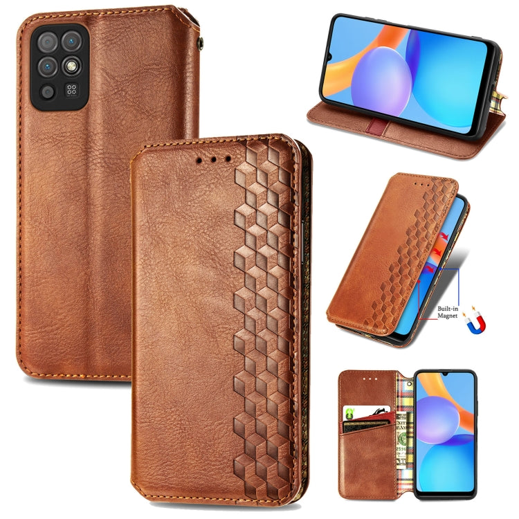 Cubic Grid Pressed Horizontal Flip Magnetic Leather Case with Holder & Card Slots & Wallet, For Doogee N40 Pro, For Infinix Zero 8, For OPPO Realme C21Y, For Vodafone Smart E11, For Wiko Power U30, For Xiaomi Mi 11T / Mi 11T Pro, For Google Pixel 6    ...