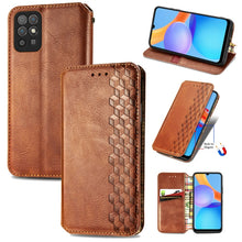 Load image into Gallery viewer, Cubic Grid Pressed Horizontal Flip Magnetic Leather Case with Holder &amp; Card Slots &amp; Wallet, For Doogee N40 Pro, For Infinix Zero 8, For OPPO Realme C21Y, For Vodafone Smart E11, For Wiko Power U30, For Xiaomi Mi 11T / Mi 11T Pro, For Google Pixel 6    ...