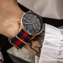 Load image into Gallery viewer, BAOGELA 1611 Small Three-pin Luminous Chronograph Calendar Quartz Watch For Men