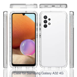 High Transparency Two-color Gradual Change PC+TPU Phone Case, For Samsung Galaxy A32 4G, For Samsung Galaxy A22 4G, For Samsung Galaxy A42 5G, For Samsung Galaxy A03s 164mm, For Samsung Galaxy A03s 166mm