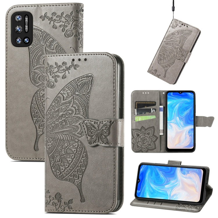 Butterfly Love Flowers Embossed Horizontal Flip Leather Case with Holder & Card Slots & Wallet & Lanyard, For DOOGEE N40 Pro, For Infinix Zero 8, For OPPO Realme C21Y, For Vodafone Smart E11, For Wiko Power U30, For Xiaomi Mi 11T / 11T Pro             ...