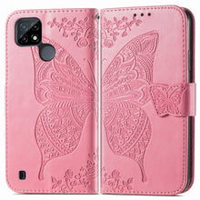Load image into Gallery viewer, Butterfly Love Flowers Embossed Horizontal Flip Leather Case with Holder &amp; Card Slots &amp; Wallet &amp; Lanyard, For OPPO Realme C21Y, For Xiaomi Mi 11T / 11T Pro, For Honor Play 5T Youth, For Google Pixel 6, For vivo Y72 5G