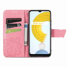 Load image into Gallery viewer, Butterfly Love Flowers Embossed Horizontal Flip Leather Case with Holder &amp; Card Slots &amp; Wallet &amp; Lanyard, For OPPO Realme C21Y, For Xiaomi Mi 11T / 11T Pro, For Honor Play 5T Youth, For Google Pixel 6, For vivo Y72 5G