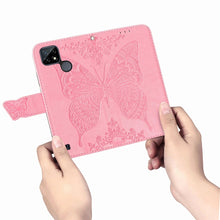 Load image into Gallery viewer, Butterfly Love Flowers Embossed Horizontal Flip Leather Case with Holder &amp; Card Slots &amp; Wallet &amp; Lanyard, For OPPO Realme C21Y, For Xiaomi Mi 11T / 11T Pro, For Honor Play 5T Youth, For Google Pixel 6, For vivo Y72 5G
