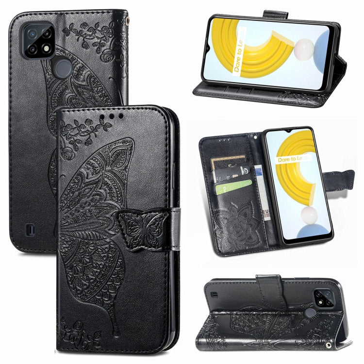 Butterfly Love Flowers Embossed Horizontal Flip Leather Case with Holder & Card Slots & Wallet & Lanyard, For DOOGEE N40 Pro, For Infinix Zero 8, For OPPO Realme C21Y, For Vodafone Smart E11, For Wiko Power U30, For Xiaomi Mi 11T / 11T Pro             ...
