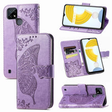 Load image into Gallery viewer, Butterfly Love Flowers Embossed Horizontal Flip Leather Case with Holder &amp; Card Slots &amp; Wallet &amp; Lanyard, For OPPO Realme C21Y, For Xiaomi Mi 11T / 11T Pro, For Honor Play 5T Youth, For Google Pixel 6, For vivo Y72 5G