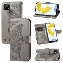 Load image into Gallery viewer, Butterfly Love Flowers Embossed Horizontal Flip Leather Case with Holder &amp; Card Slots &amp; Wallet &amp; Lanyard, For OPPO Realme C21Y, For Xiaomi Mi 11T / 11T Pro, For Honor Play 5T Youth, For Google Pixel 6, For vivo Y72 5G