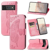 Load image into Gallery viewer, Butterfly Love Flowers Embossed Horizontal Flip Leather Case with Holder &amp; Card Slots &amp; Wallet &amp; Lanyard, For DOOGEE N40 Pro, For Infinix Zero 8, For OPPO Realme C21Y, For Vodafone Smart E11, For Wiko Power U30, For Xiaomi Mi 11T / 11T Pro             ...