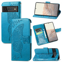 Load image into Gallery viewer, Butterfly Love Flowers Embossed Horizontal Flip Leather Case with Holder &amp; Card Slots &amp; Wallet &amp; Lanyard, For DOOGEE N40 Pro, For Infinix Zero 8, For OPPO Realme C21Y, For Vodafone Smart E11, For Wiko Power U30, For Xiaomi Mi 11T / 11T Pro             ...