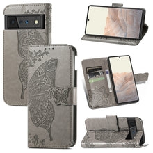 Load image into Gallery viewer, Butterfly Love Flowers Embossed Horizontal Flip Leather Case with Holder &amp; Card Slots &amp; Wallet &amp; Lanyard, For DOOGEE N40 Pro, For Infinix Zero 8, For OPPO Realme C21Y, For Vodafone Smart E11, For Wiko Power U30, For Xiaomi Mi 11T / 11T Pro             ...