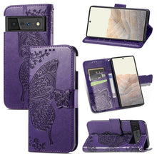Load image into Gallery viewer, Butterfly Love Flowers Embossed Horizontal Flip Leather Case with Holder &amp; Card Slots &amp; Wallet &amp; Lanyard, For DOOGEE N40 Pro, For Infinix Zero 8, For OPPO Realme C21Y, For Vodafone Smart E11, For Wiko Power U30, For Xiaomi Mi 11T / 11T Pro             ...